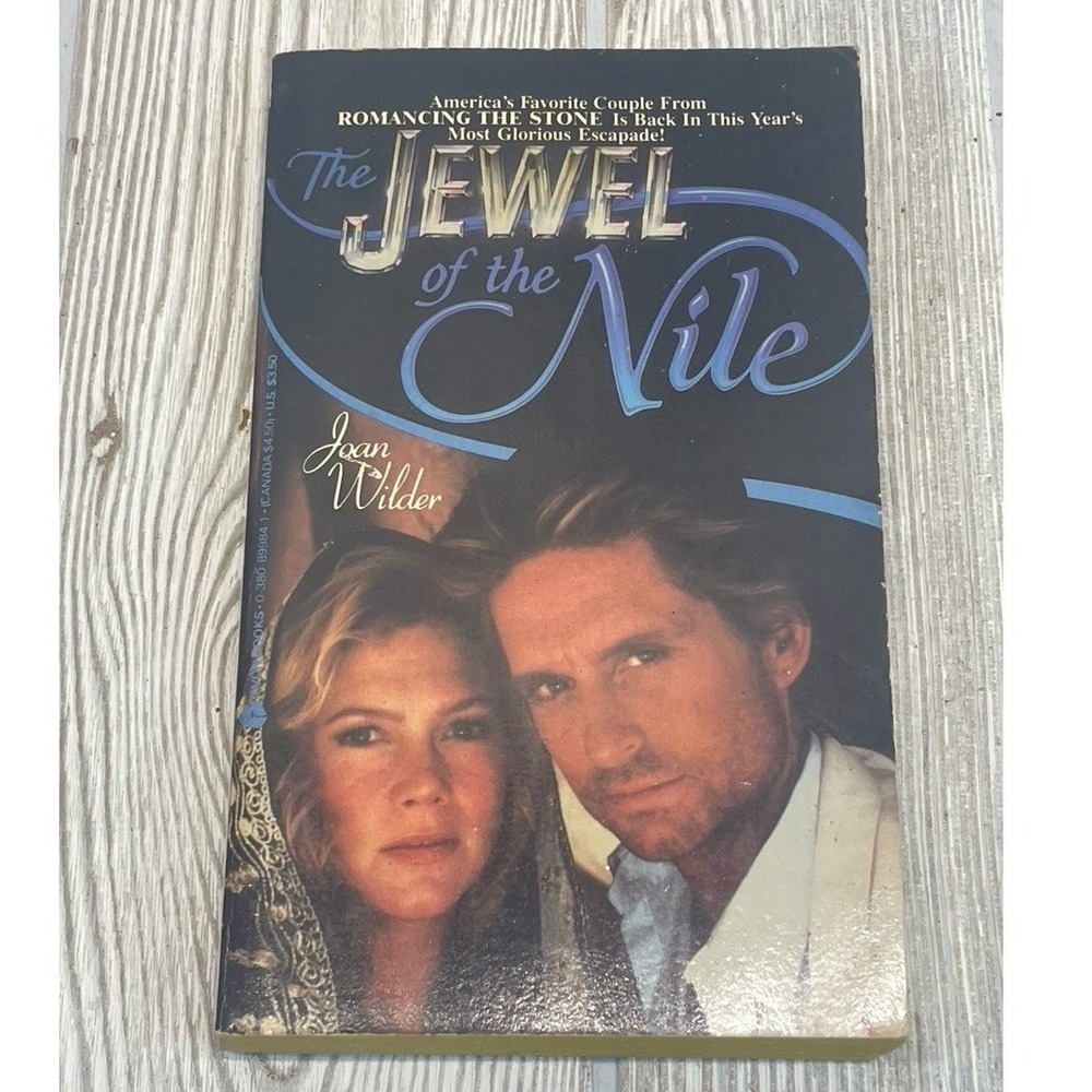 Jewel of the Nile Joan Wilder Paperback 1985 Movie Tie-In Michael Douglas Book